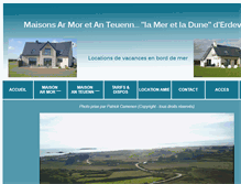 Tablet Screenshot of erdeven-location.fr